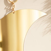 Spiegelmond-Wanddekoration